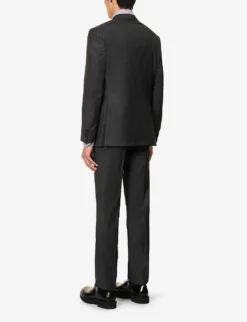 CORNELIANI Super 130s Single-breasted Slim-fit Wool Suit -Falkeis Store R04170933 MIDGREY ALT03