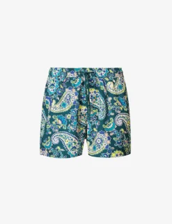 Bjorn Borg Paisley-print Elasticated Waistband Regular-fit Swim Shorts
