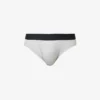 Pureness Logo-waistband Stretch-jersey Briefs