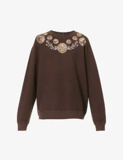 Dolce & Gabbana Coin Logo-print Cotton Sweatshirt