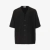 Valentino Logo-embellished Relaxed-fit Silk Shirt