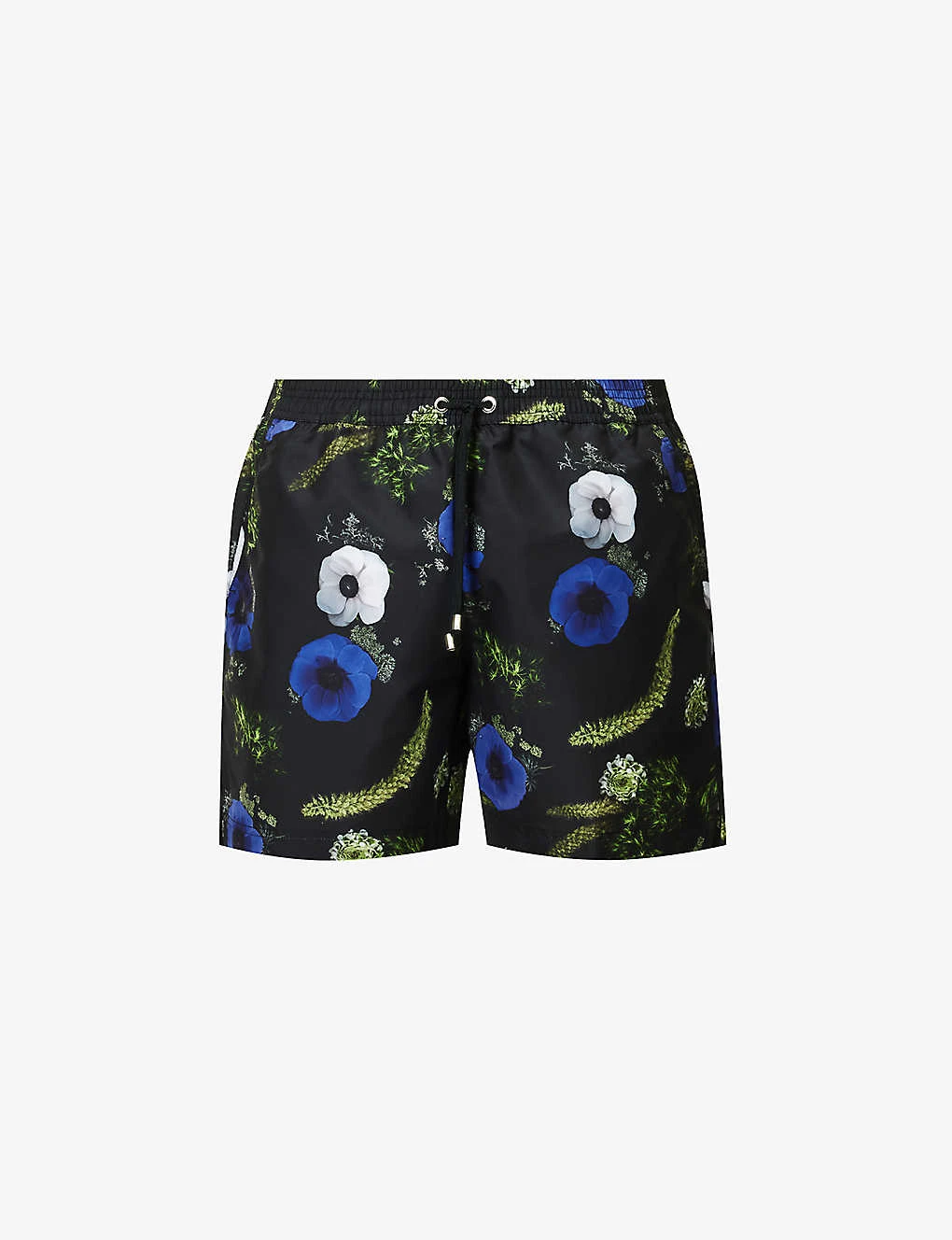 Sunspel Floral-print Mid-rise Recycled-polyester Swim Shorts 1 Sunspel Floral-print Mid-rise Recycled-polyester Swim Shorts