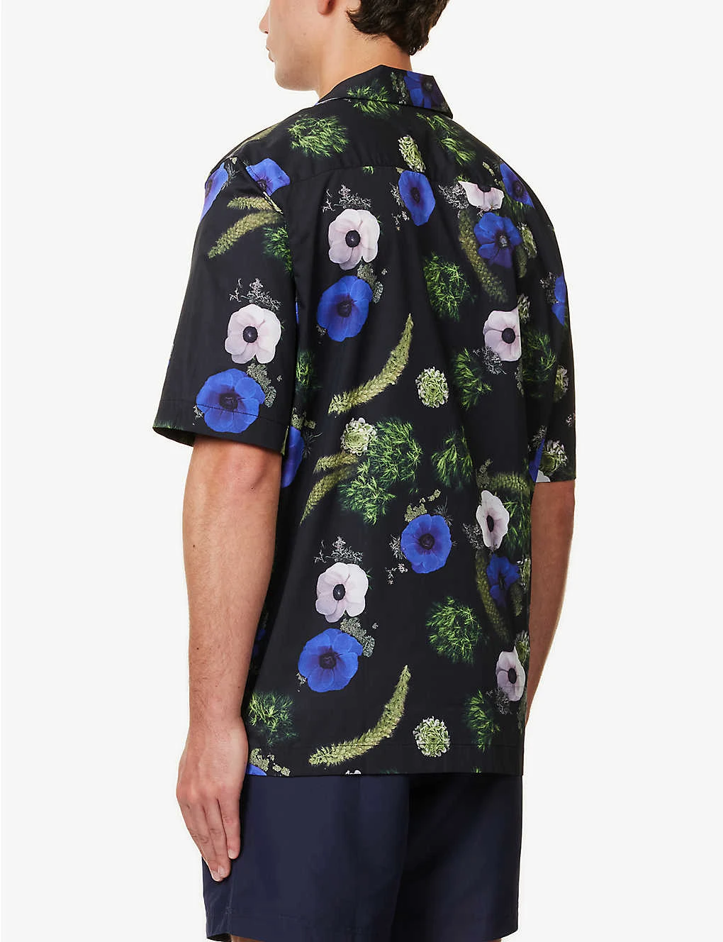 Sunspel Floral-print Short-sleeved Cotton-poplin Shirt 4 Sunspel Floral-print Short-sleeved Cotton-poplin Shirt - Image 4