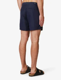 Sunspel Mid-rise Recycled-polyester Swim Shorts -Falkeis Store R04181931 NAVY1 ALT03