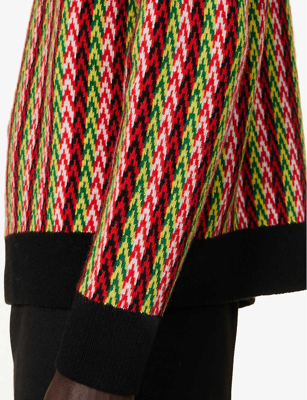 Lanvin Curb Chevron Zigzag-pattern Wool-blend Jumper 5 Lanvin Curb Chevron Zigzag-pattern Wool-blend Jumper - Image 5