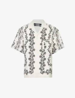 Jacquemus La Chemise Jean Floral-pattern Boxy-fit Linen Shirt