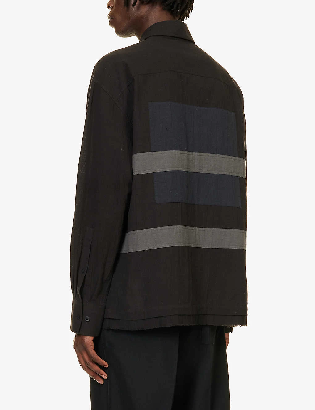 Harness Straight-point Collar Cotton Shirt 4 Harness Straight-point Collar Cotton Shirt - Image 4