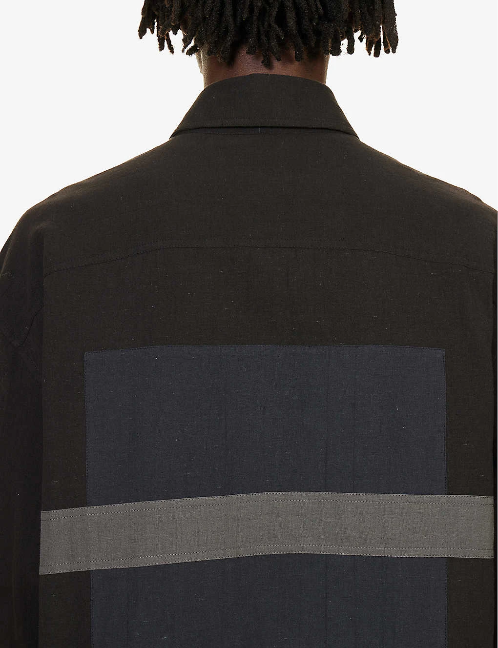 Harness Straight-point Collar Cotton Shirt 6 Harness Straight-point Collar Cotton Shirt - Image 6