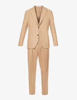 ELEVENTY Regular-fit Drawstring-waistband Wool Suit