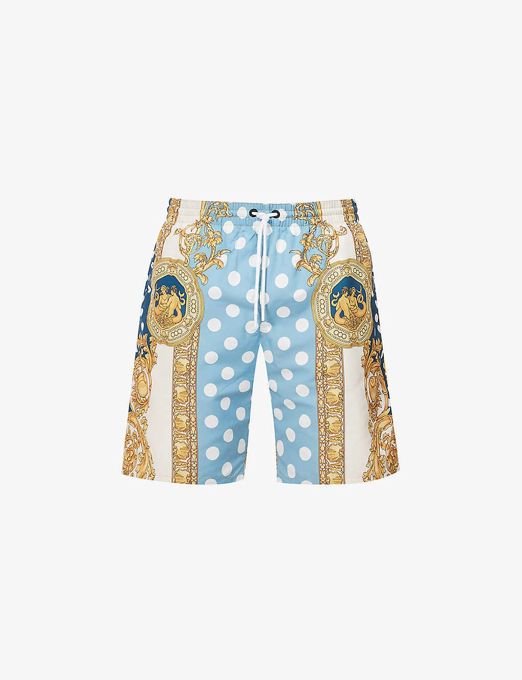 Versace Graphic-print Slip-pocket Regular-fit Swim Shorts 1 Versace Graphic-print Slip-pocket Regular-fit Swim Shorts