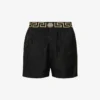 Versace Greca Barocco-print Satin Pyjama Shorts