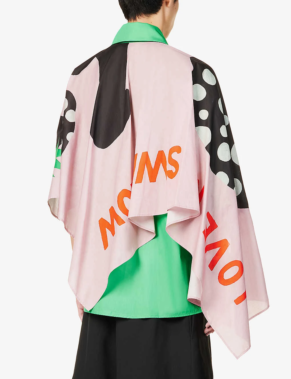 Painting Asymmetric-panel Regular-fit Cotton-poplin Shirt 4 Painting Asymmetric-panel Regular-fit Cotton-poplin Shirt - Image 4