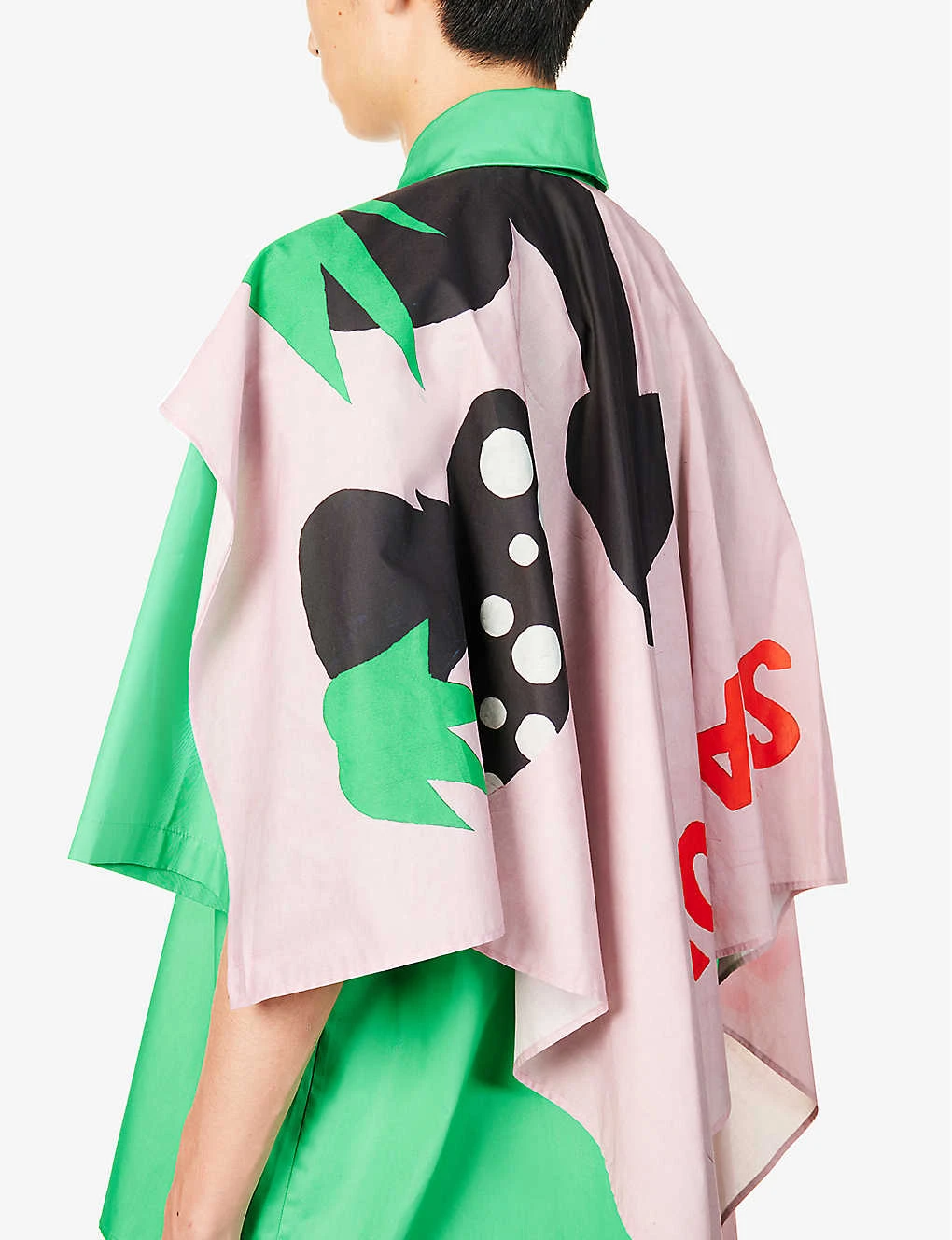 Painting Asymmetric-panel Regular-fit Cotton-poplin Shirt 5 Painting Asymmetric-panel Regular-fit Cotton-poplin Shirt - Image 5