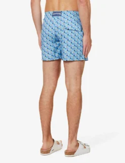 Vilebrequin Graphic-pattern Slip-pocket Stretch Recycled-polyamide Swim Shorts -Falkeis Store R04193702 DIVIN ALT03