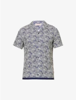 ORLEBAR BROWN Travis Floral-print Woven Shirt