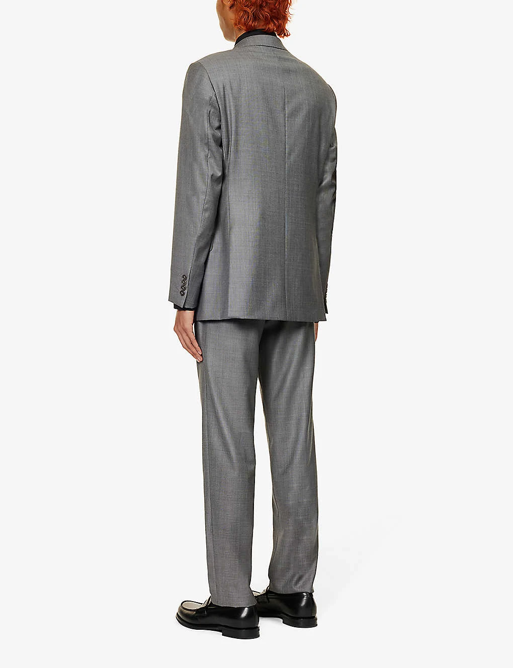 Emporio Armani Single-breasted Regular-fit Wool Suit 4 Emporio Armani Single-breasted Regular-fit Wool Suit - Image 4