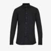 Emporio Armani Spread-collar Regular-fit Stretch-cotton Shirt