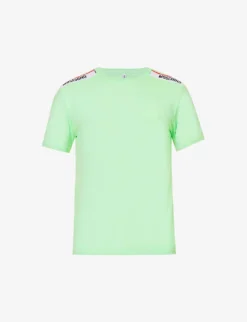 MOSCHINO Logo-tape Regular-fit Cotton T-shirt