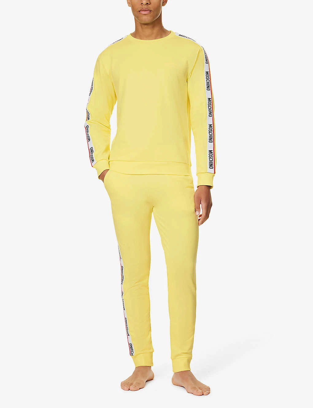 MOSCHINO Brand-tape Slip-pocket Stretch-cotton Jogging Bottoms 2 MOSCHINO Brand-tape Slip-pocket Stretch-cotton Jogging Bottoms - Image 2