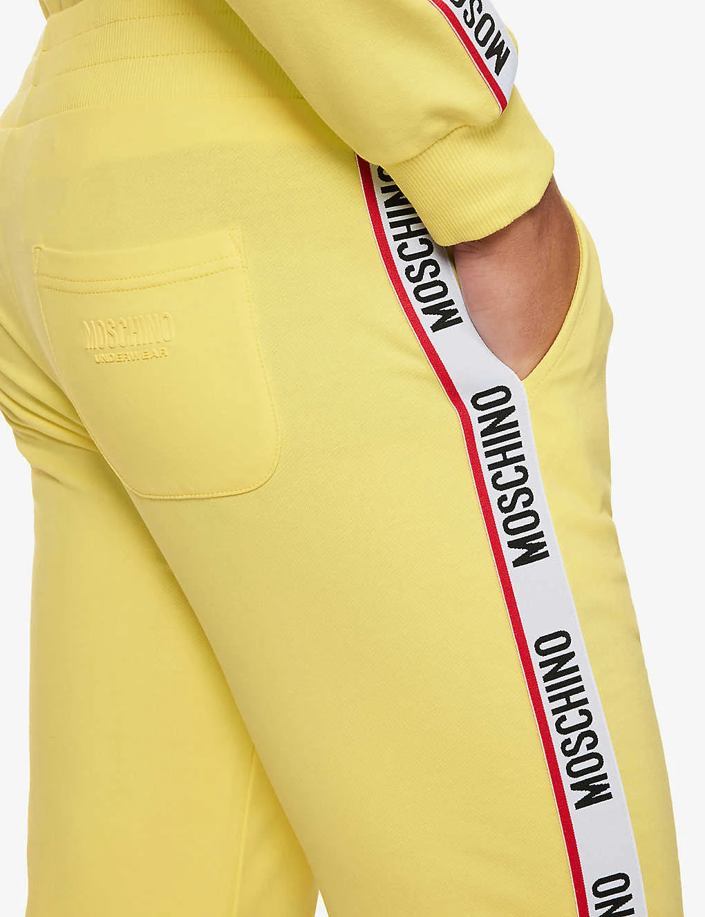 MOSCHINO Brand-tape Slip-pocket Stretch-cotton Jogging Bottoms 5 MOSCHINO Brand-tape Slip-pocket Stretch-cotton Jogging Bottoms - Image 5