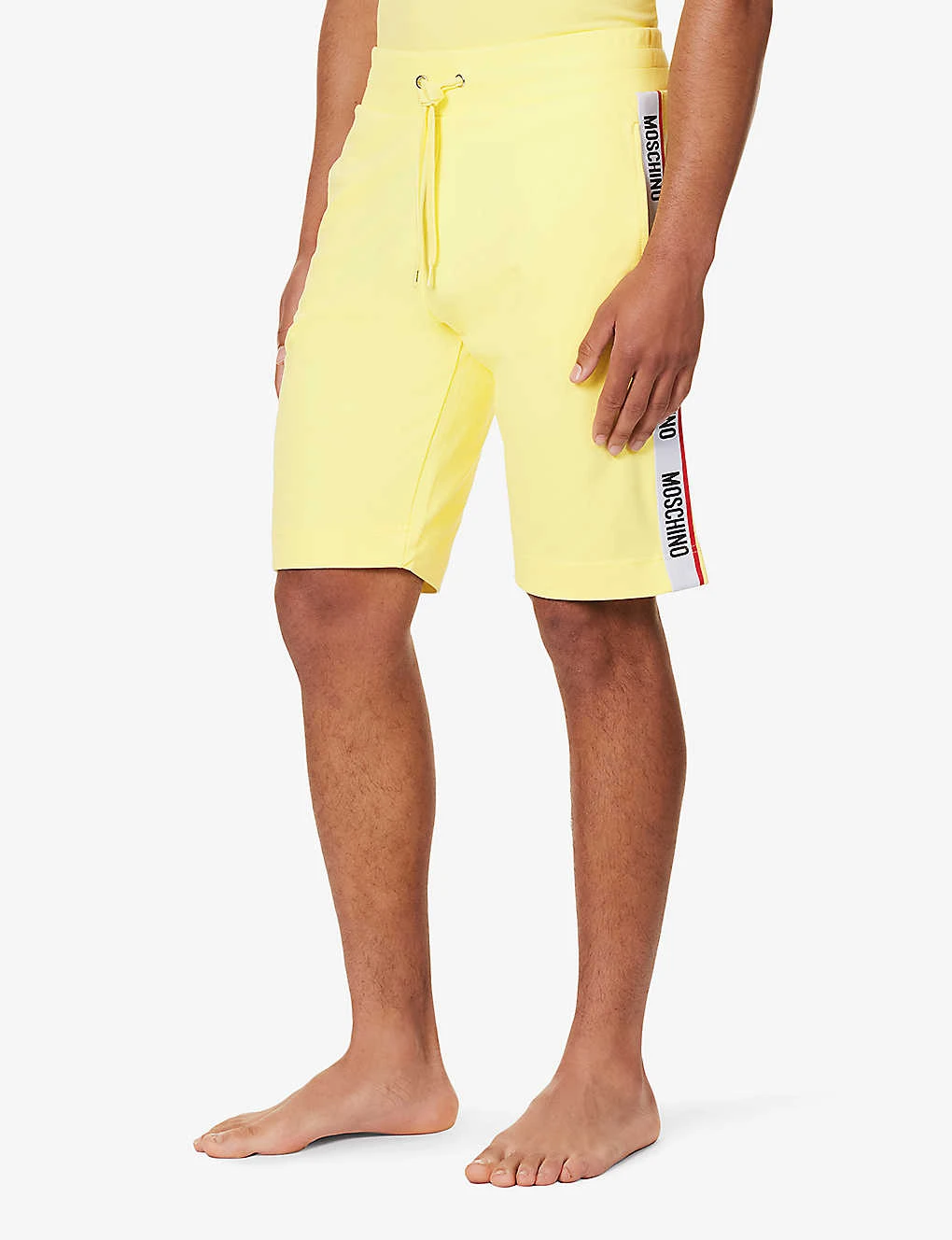 MOSCHINO Logo-tape Stretch-cotton Shorts 3 MOSCHINO Logo-tape Stretch-cotton Shorts - Image 3