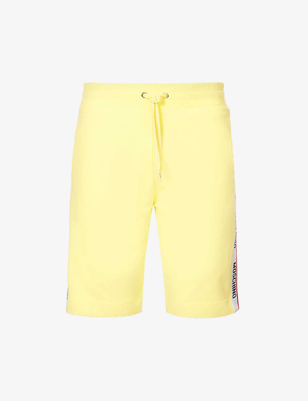 MOSCHINO Logo-tape Stretch-cotton Shorts 1 MOSCHINO Logo-tape Stretch-cotton Shorts