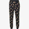 MOSCHINO Bear-motif Ribbed-waistband Stretch-cotton Pyjama Bottoms