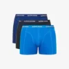 Bjorn Borg Pack Of Three Essential Branded-waistband Regular-fit Stretch-cotton Boxers