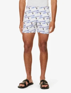 ORLEBAR BROWN Graphic-print Branded-hardware Swim Shorts -Falkeis Store R04206173 007OCTOPUSSYREPEAT ALT02