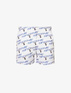 ORLEBAR BROWN Graphic-print Branded-hardware Swim Shorts